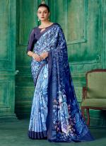 Crepe Multi Colour Casual Wear Printed Saree